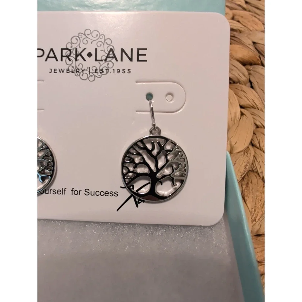 Park Lane Tree Of‎ Life Earrings, Silver Tone NWT